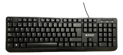 Teclado Usb Ripcolor C0205u - Negro No Aplica