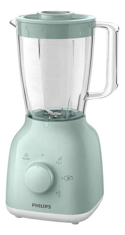 Licuadora Philips 550w 1,25 Lt 2 Vel Hr2125/80 - Verde Agua