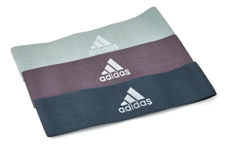 Set Bandas Elásticas 3 Resistencias adidas - Azul Petróleo