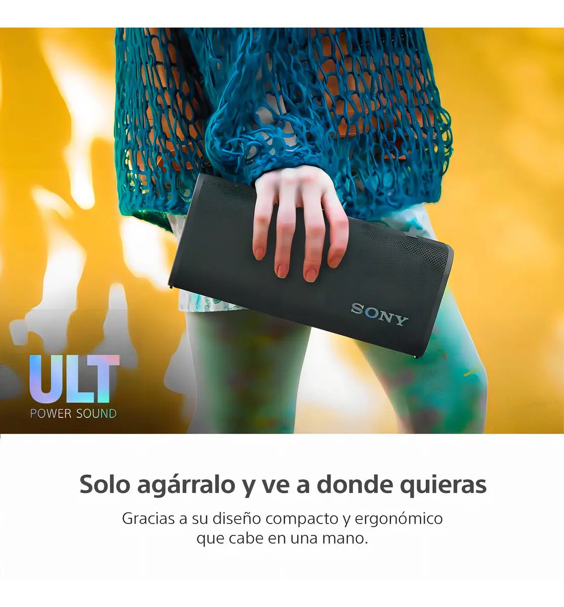 Parlante Portátil Inalámbrico Sony Ult Field 3 Srs-ult30 Qof Gris Bosque