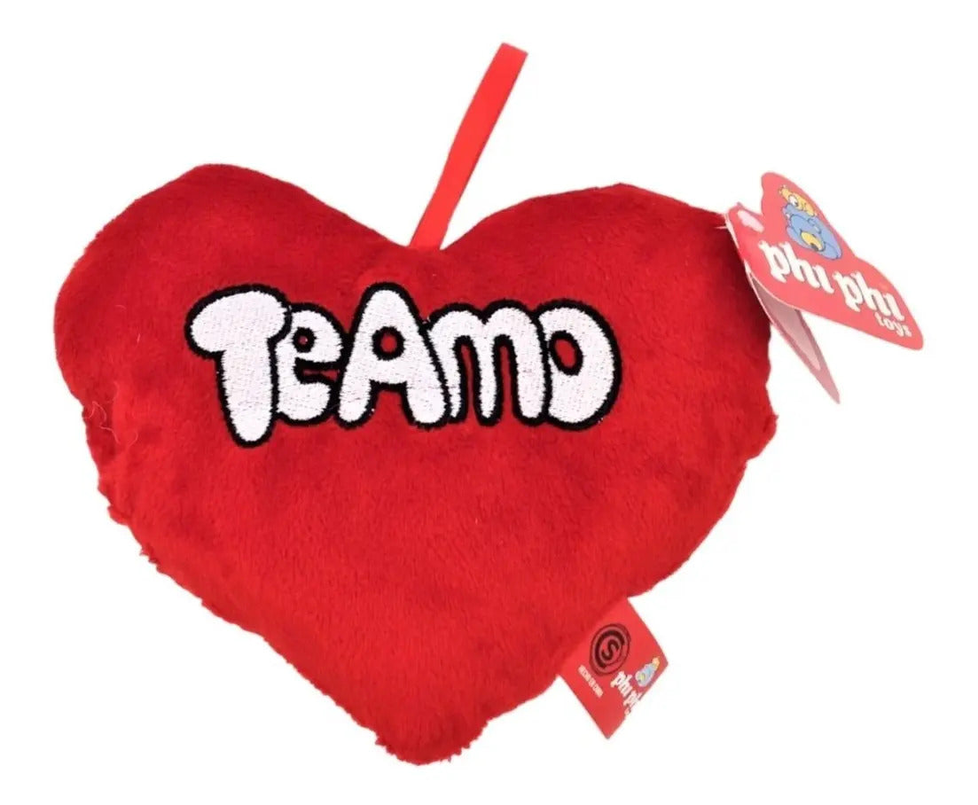 Corazón De Peluche Te Amo 20cm Phi Phi Toys - Rojo