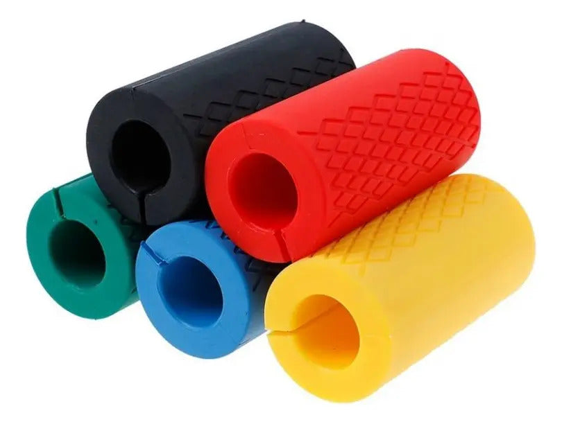 Agarre De Silicona Mango Handle Dumbell Grip - Rojo