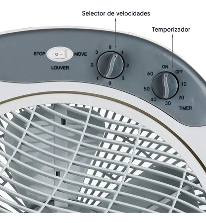Ventilador Turbo Futura 35cm Fut-tv35 - 35 Cm Blanco Plástico 5