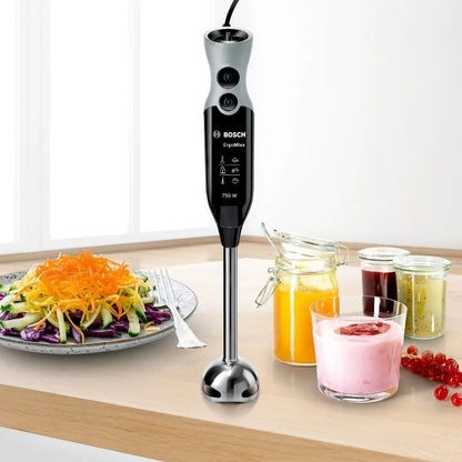 Mixer Batidora De Mano Bosch 750w Msm67170b - Negro/acero Inoxidable