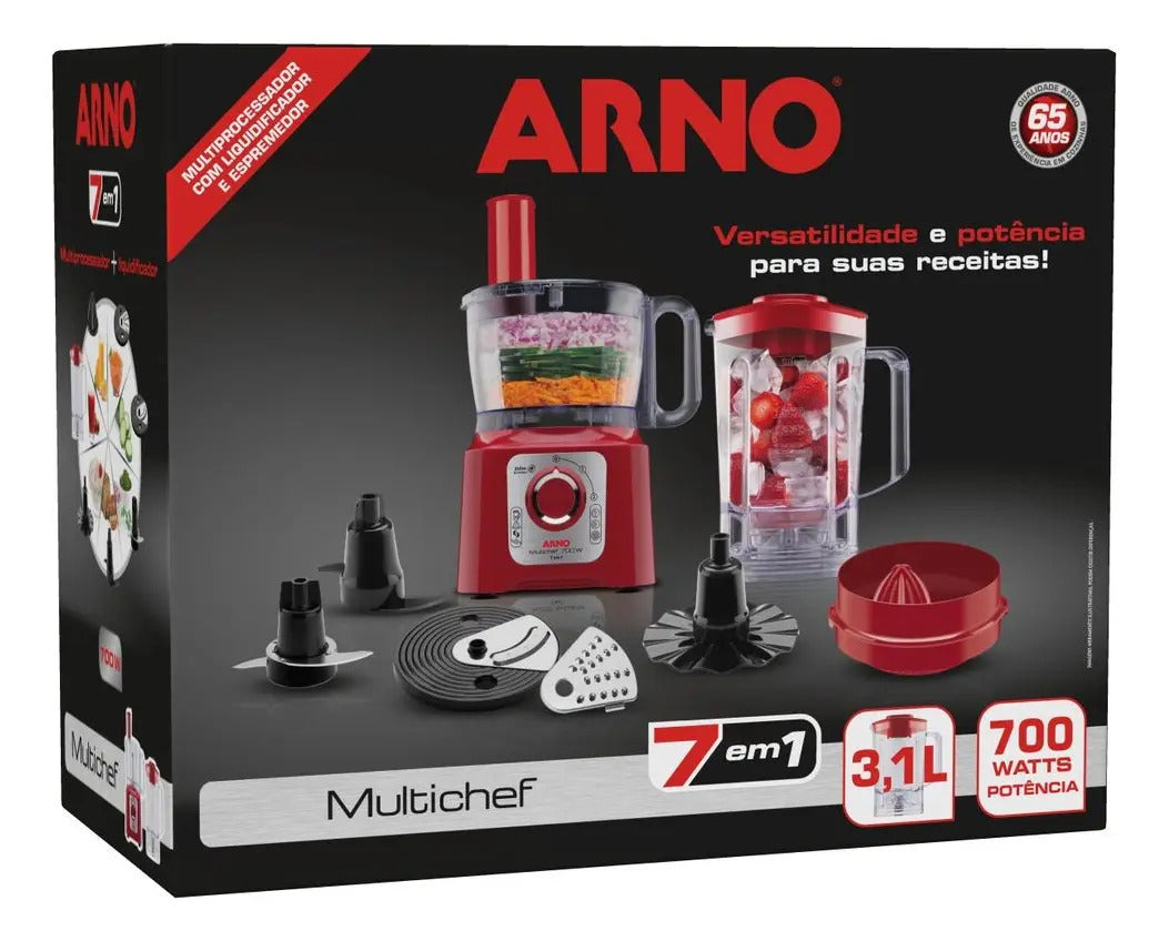 Multiprocesadora Arno Multichef 700w 7 En 1