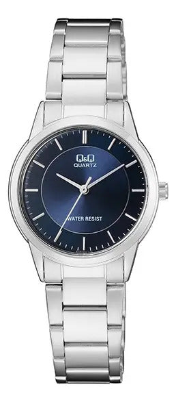 Reloj Q&q Metal Dama 30mm Qa45j202y - Plateado