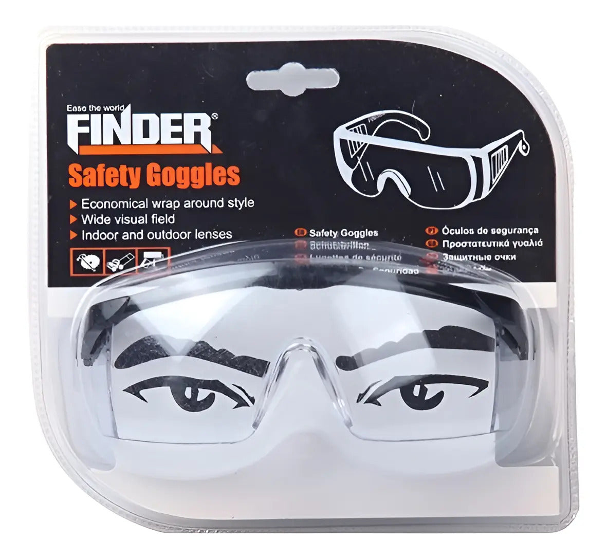 Lentes Antiparras De Seguridad Finder Transparentes Transparente