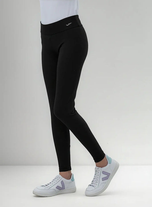 Calza Deportiva Niña Suplex Tiro Alto Elite - Negro 16