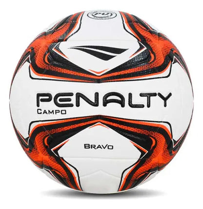 Pelota Fútbol Césped Natural Bravo Xxiv Penalty - Blanco/naranja