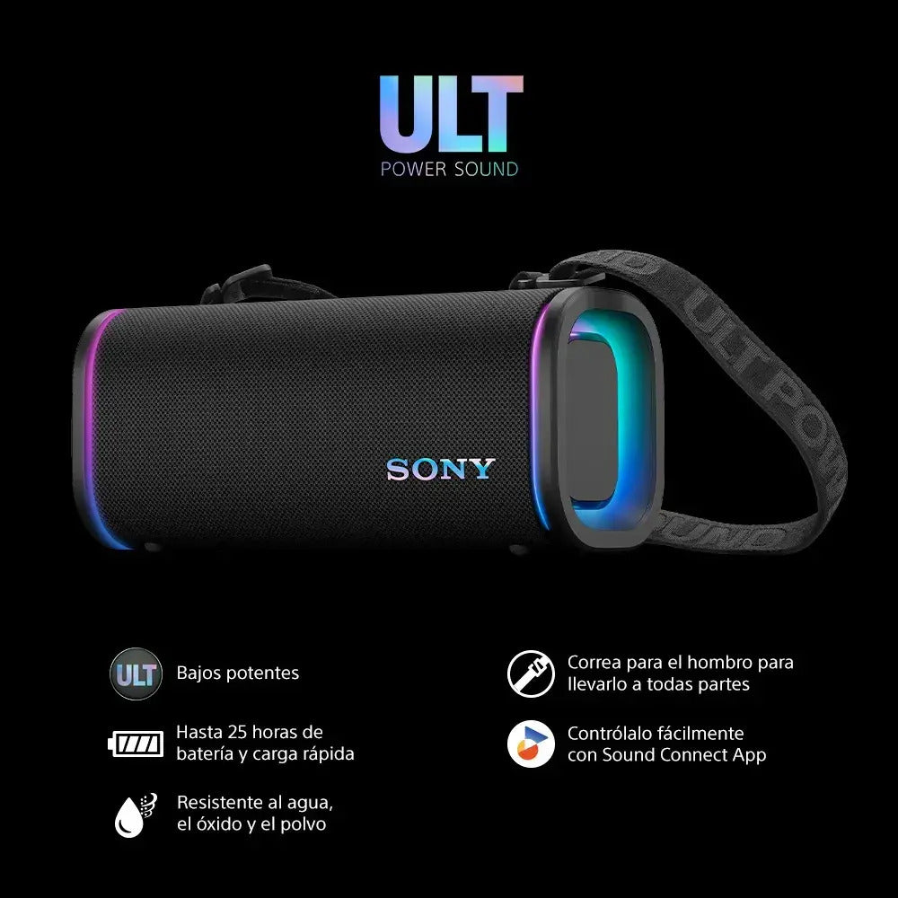 Parlante Portátil Bluetooth Sony Ult Field 5 Srs-ult50 Negro