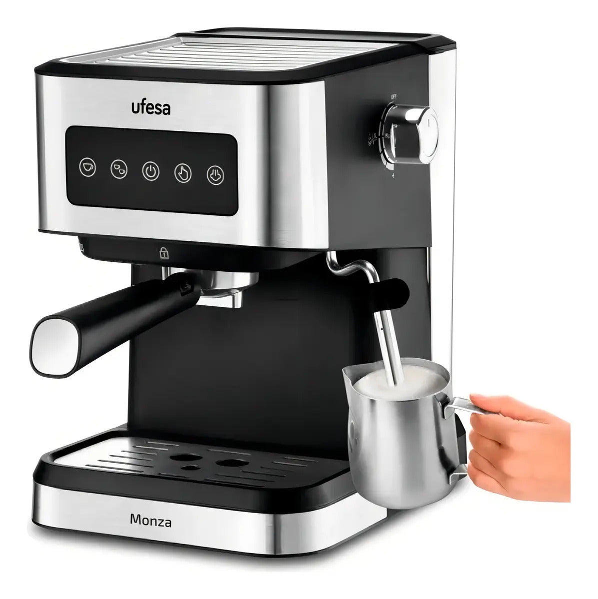 Cafetera Expresso Ufesa Monza 1050w Con Bomba