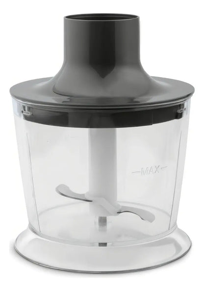Mixer Ufesa Con Picador Y Batidor Bp4652 1200w - - Acero Inoxidable/gris/rojo