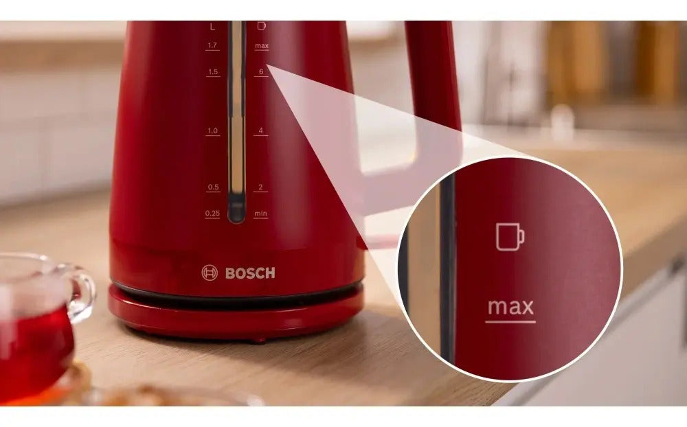 Hervidor De Agua Bosch 1,7 Lts Mymoment Twk - Rojo