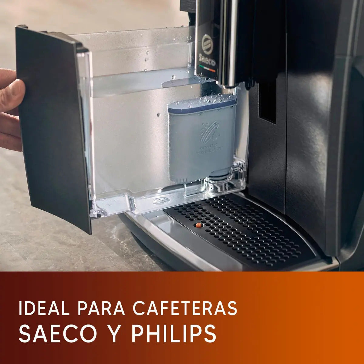 Filtro Agua Antical Para Cafeteras Philips Ca6903/10 Blanco
