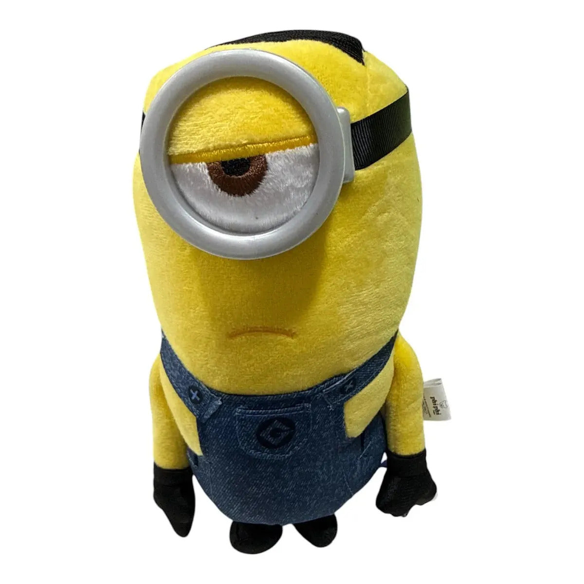 Peluche Minions Dick Con Gafas De Plástico 22cm - Amarillo