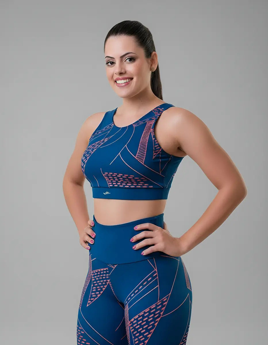 Top Deportivo Dama Fitness Gym Uv50+ Elite - Rosa M