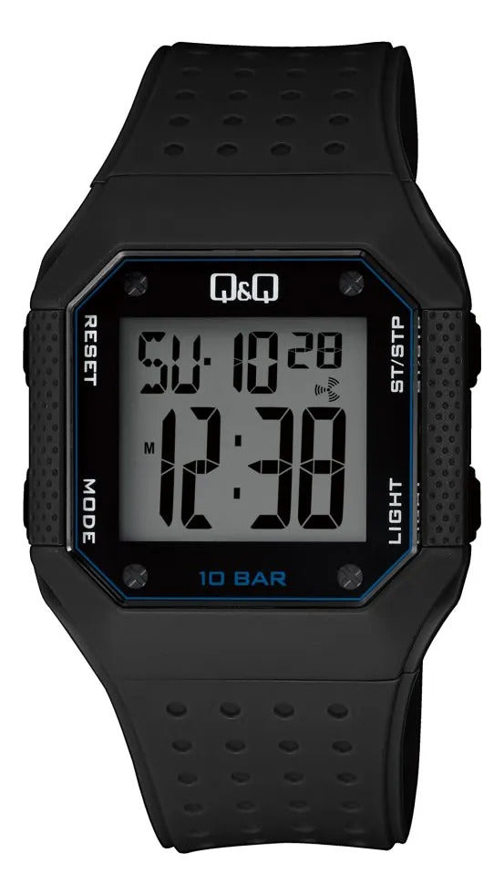 Reloj Q&q Digital Hombre 42mm M158j003y - Negro