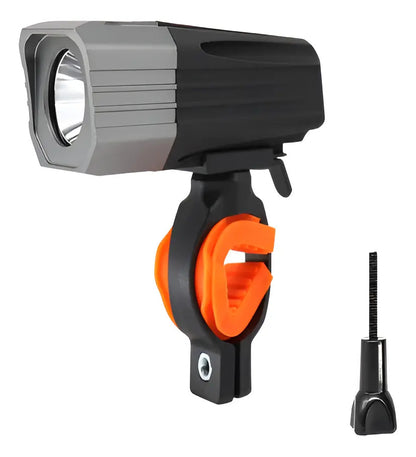 Luz Bicicleta Delantera Led T6 Usb Ip65 Inbike - Gris