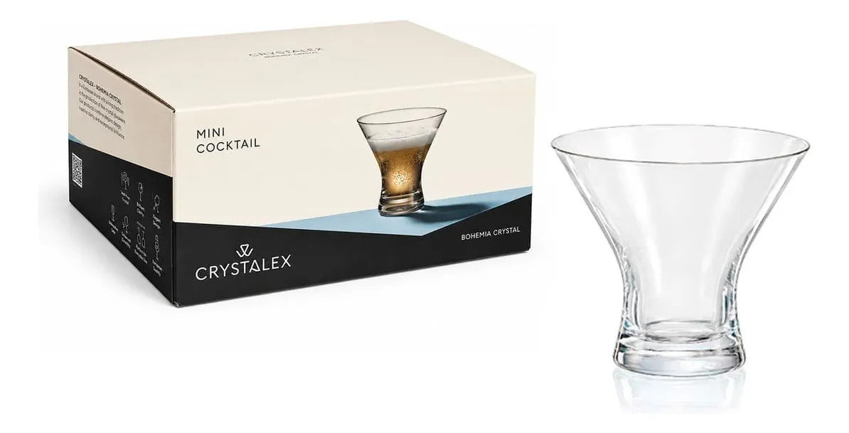Bohemia 4 Copas Mini Coctail Sin Pie 140 Ml.