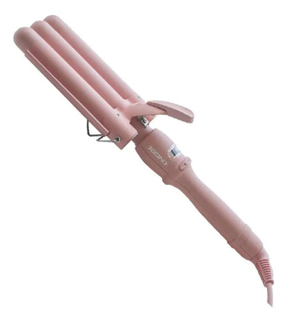 Ondulador Triple De Cabello Xion Xi-wave - Rosa Pálido