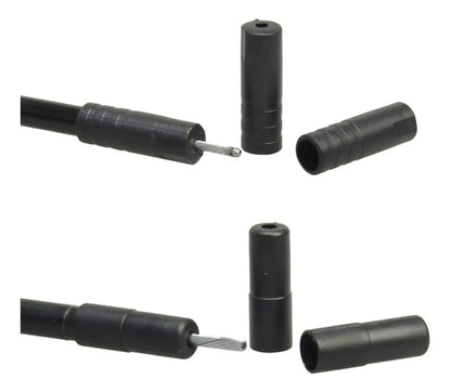 Tapas De Extremo De Carcasa De Cable De Cambio 4mm Sumart Qo Negro