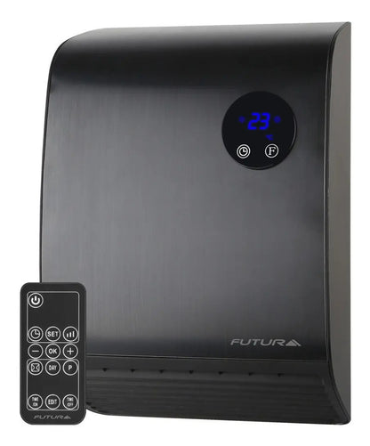 Calefactor De Pared Para Baño Futura Fut-cp200 - Negro