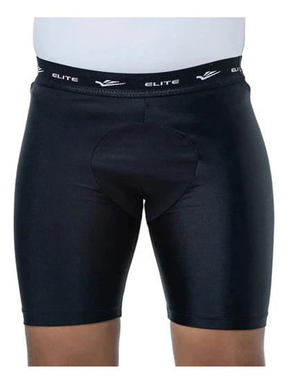 Calza Corta Térmica Compresión Hombre Fútbol Elite Negro M