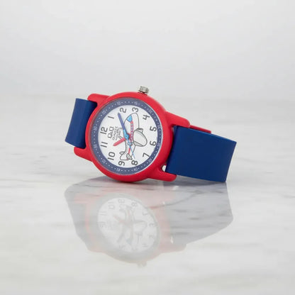 Reloj Q&q Silicona Infantil 39mm Vr41j010y - Azul