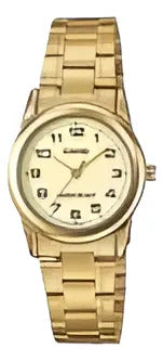 Reloj Casio Metal Dama Ltp-v001g-9b - Dorado