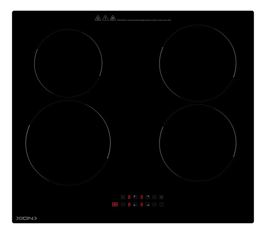 Anafe Eléctrico De Inducción 4 Discos Xion Xi-ehi40 Negro