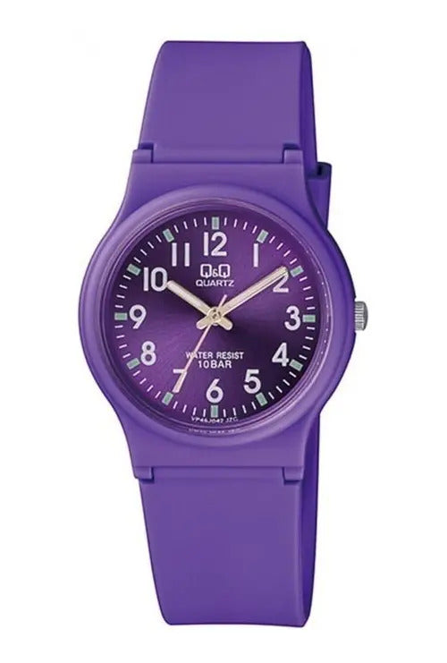 Reloj Q&q Silicona Violeta Vp46j042 - Violeta