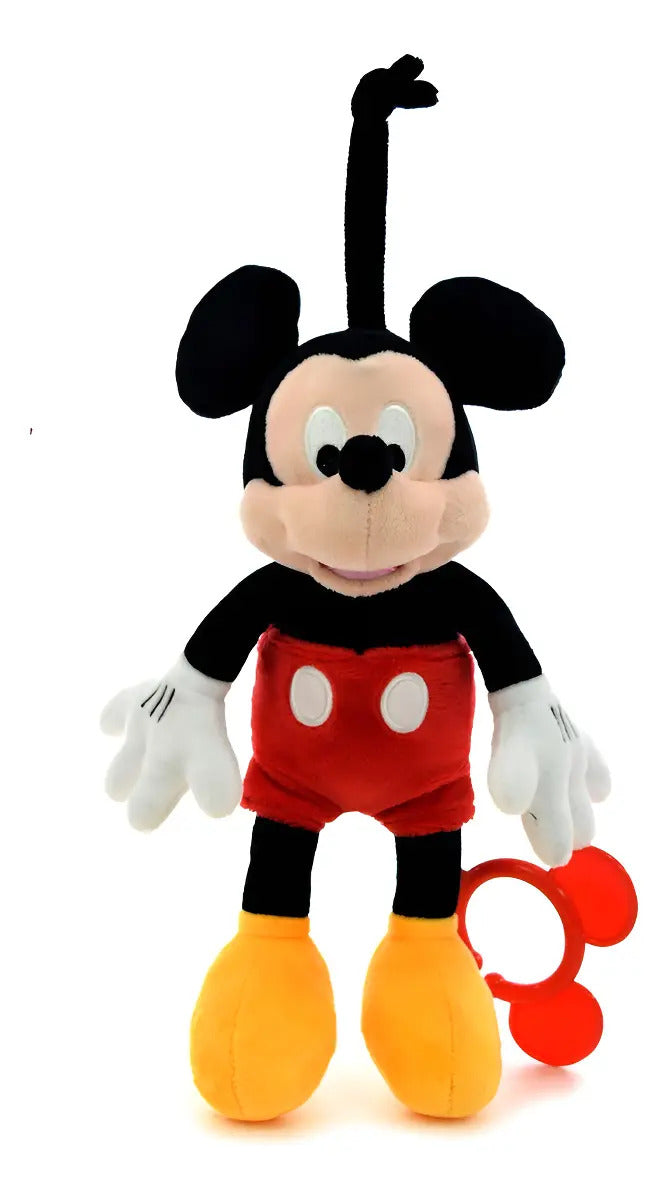 Peluche Mickey Mouse Dormidera Musical - Negro, Rojo, Amarillo