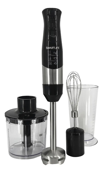 Mixer Con Accesorios 600 W 2 Vel Sl-hb6029 - Negro/acero Inoxidable