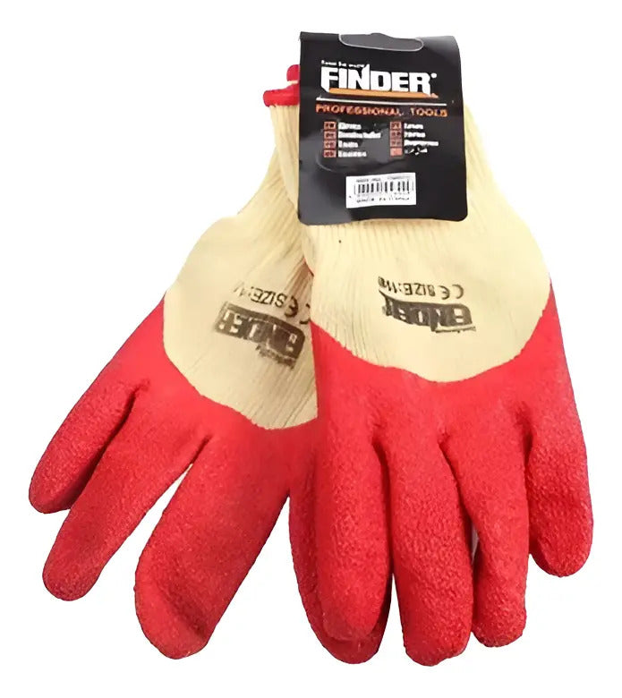 Guantes De Trabajo Finder Recubiertos De Látex 120g