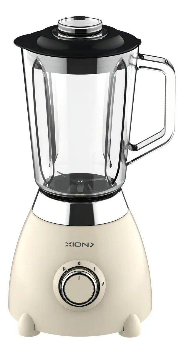 Licuadora Retro Xion 700w Jarra De Vidrio Xi-li1974 Beige