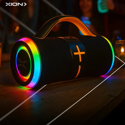 Parlante Portátil Xion Con Luces Xi-xt35 - Negro