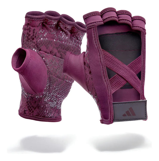 Guantes De Entrenamiento Mujer Bordo adidas Fitness Talle M Geométrico