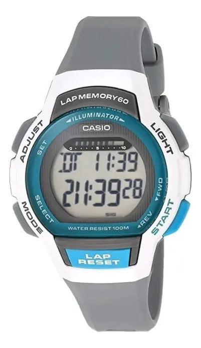 Reloj Casio Digital C/cronómetro Lws-1000h-8avcf Gris