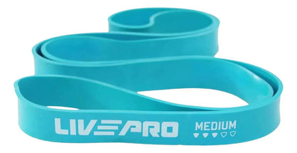 Super Bandas Entrenamiento Gym Látex Livepro - Celeste