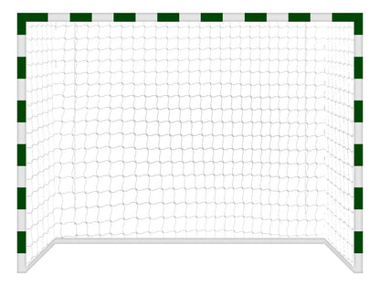 Par Redes Arco 4mm Fútbol 5 3,2x2,1m Seda Gismar - Blanco
