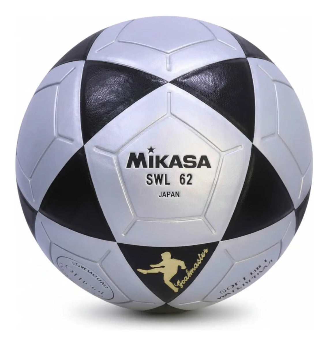 Pelota Futsal Mikasa Oficial Tamaño Reglamentario Gris/negro