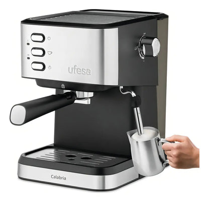 Cafetera Expresso Ufesa Calabria - Gris