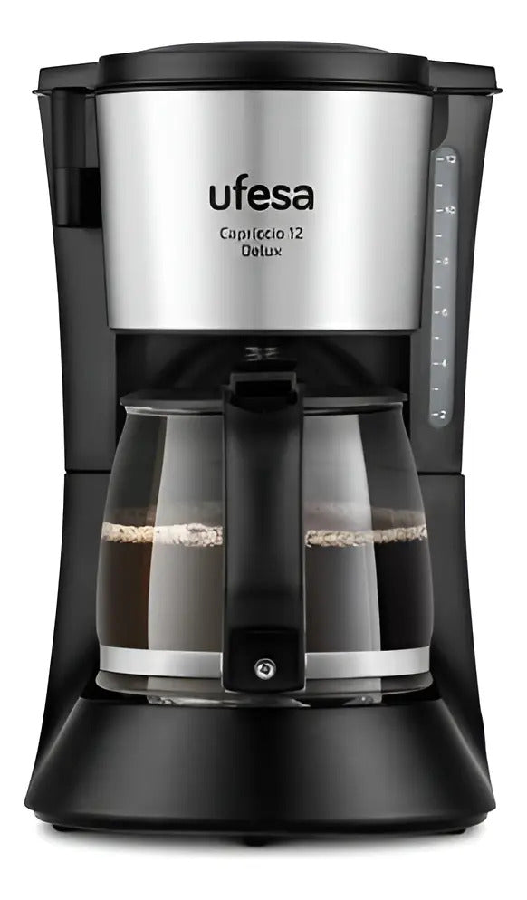 Cafetera De Goteo Ufesa 12 Tazas 1,2 Lts Cg7125 - Negro