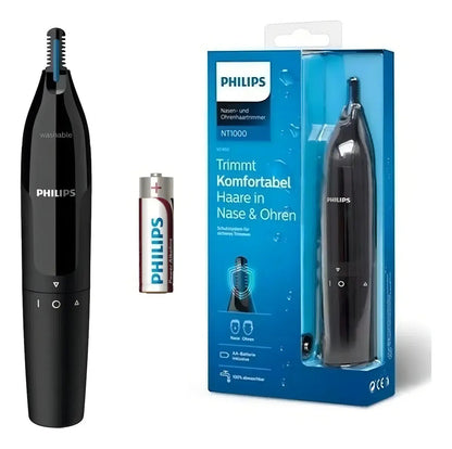 Recortador De Pelos Nariz Orejas Philips Nt1650 - Negro