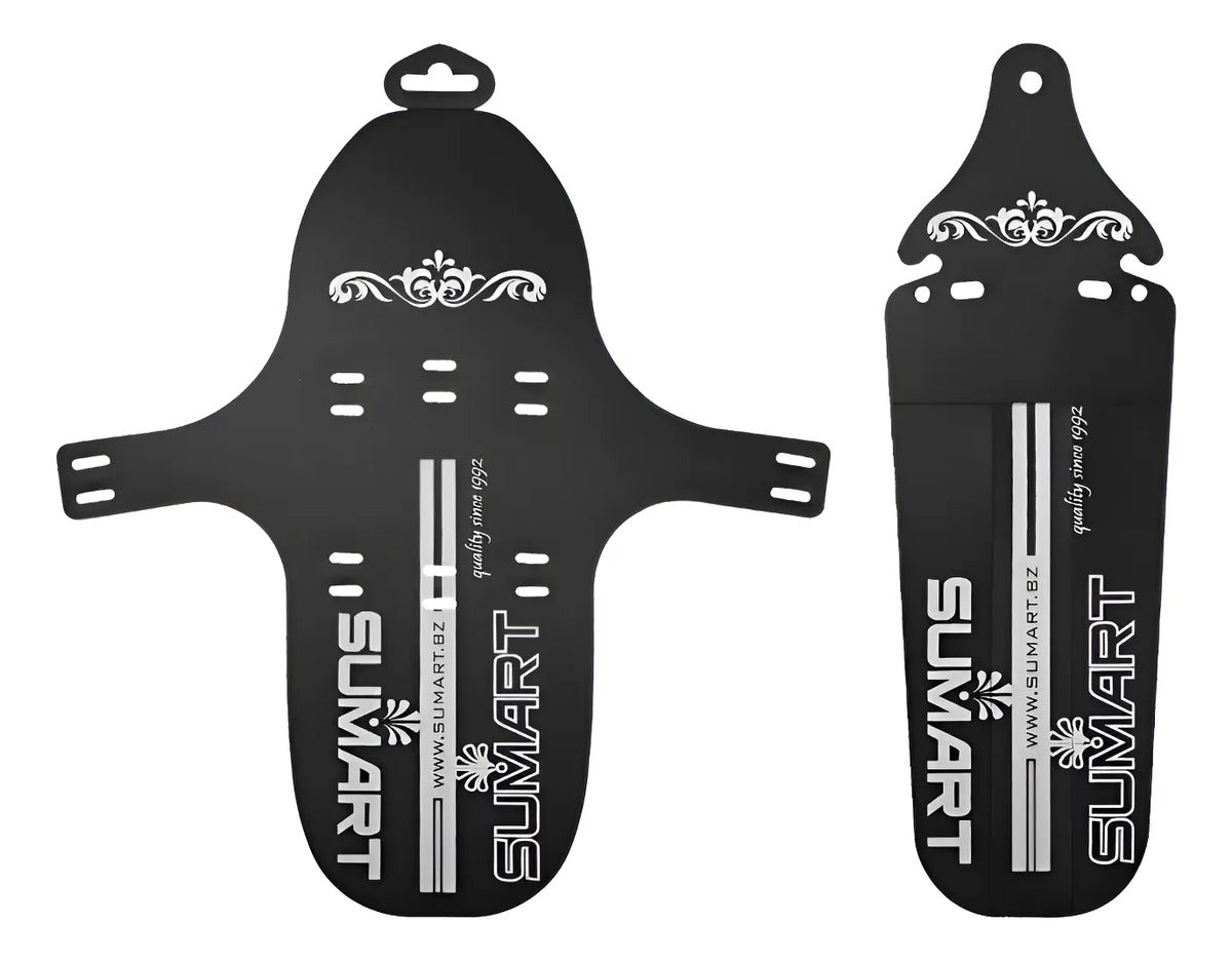 Guardabarros Bicicleta Delantero Y Trasero Sumart - Negro