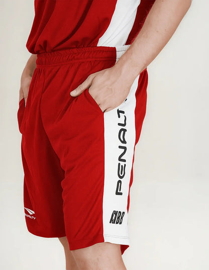 Short Basketball 3x3 Pro Con Bolsillos Penalty - Rojo L