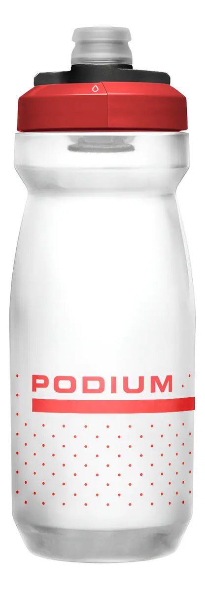 Botella Ciclismo Podium 620ml Transp Camelbak - Rojo
