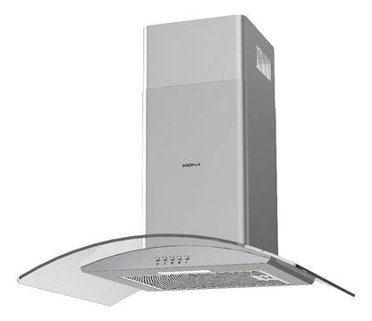 Campana Extractora Xion Inox Y Vidrio 60 Cm Xi-ec601 Gris