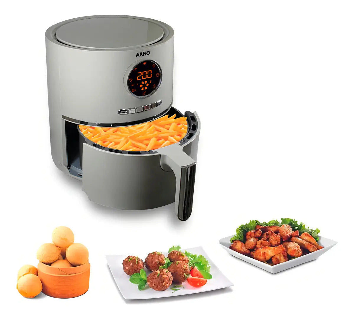 Freidora Sin Aceite Arno Ultra 1490w 4,2 L - Marfil