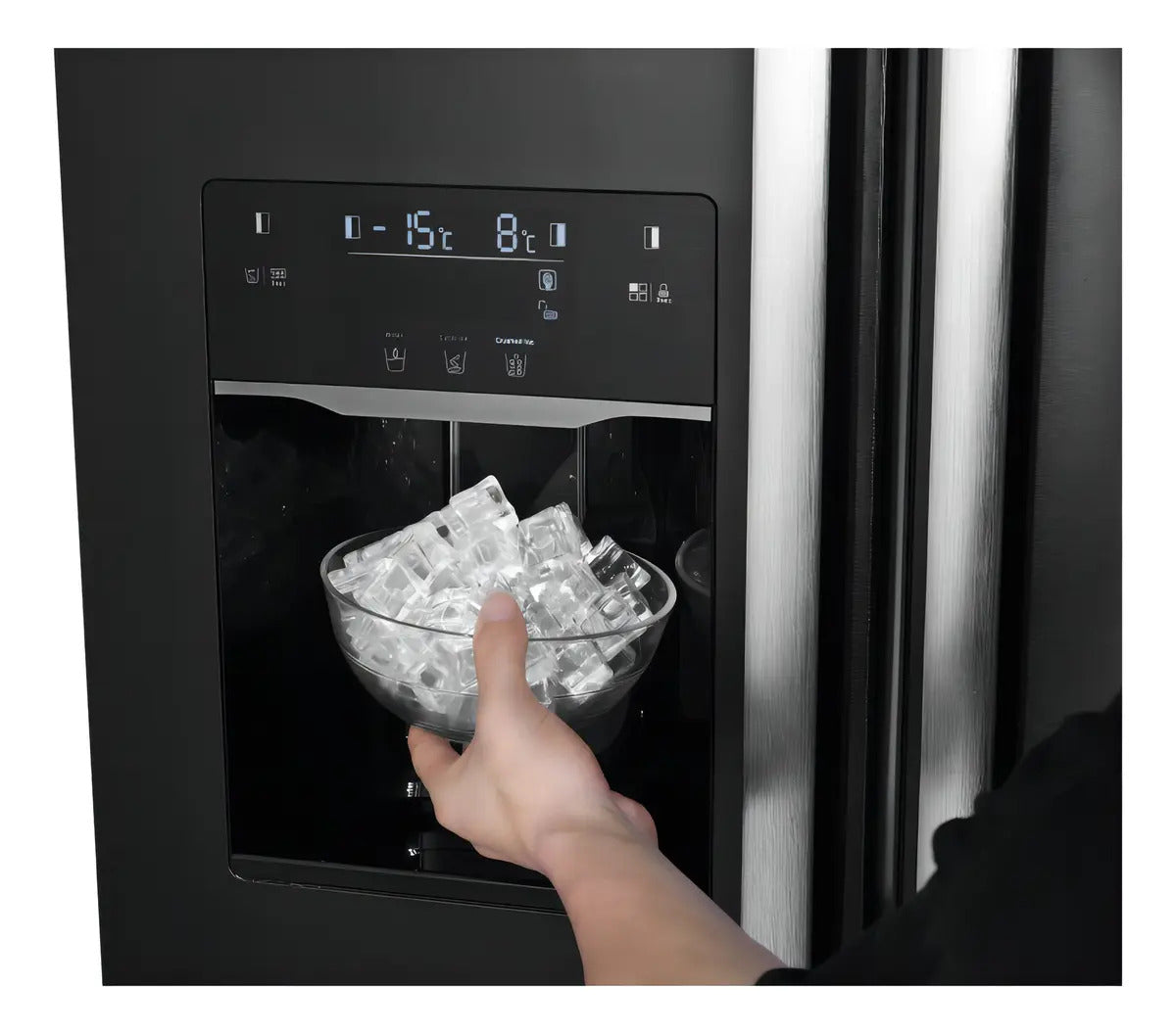 Heladera Smartlife Side By Side 690 Lt Inv Sl-sbs690sdi Qofe Inox